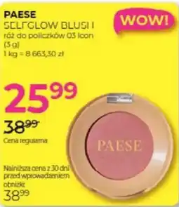 Jawa Drogerie PAESE SELFGLow BLUSI I róz do policzków 03 Icon oferta