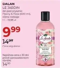 Jawa Drogerie Dalan Le Jardin żel pod prysznic Peony & Rose oferta