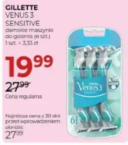 Jawa Drogerie GILLETTE VENUS 3 SENSITIVE damskie maszynki do gołenia oferta