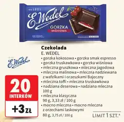 Intermarche Czekolada E. Wedel oferta