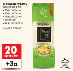 Intermarche Makaron ryżowy House of Asia oferta
