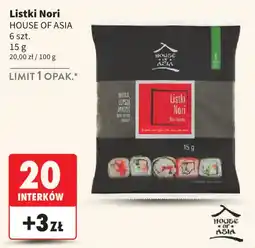 Intermarche Listki Nori House of Asia oferta