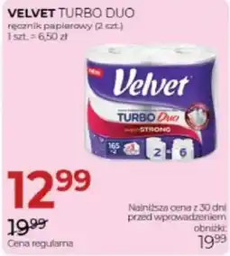 Jawa Drogerie VELVET TURBO DUO ręcznik papierowy oferta