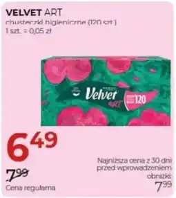 Jawa Drogerie Chusteczki higieniczne Velvet Art oferta