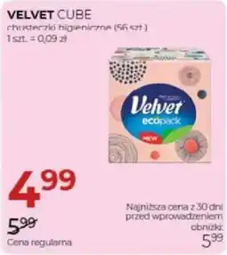 Jawa Drogerie chusteczki higieniczne Velvet Cube oferta