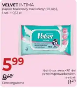 Jawa Drogerie VELVET INTIMA papier toaletowy nawilżany oferta