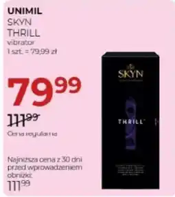 Jawa Drogerie UNIMIL SKYN THRILL vibrator oferta