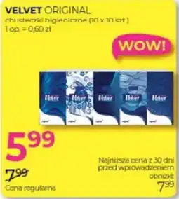 Jawa Drogerie Chusteczki higieniczne Velvet Original oferta