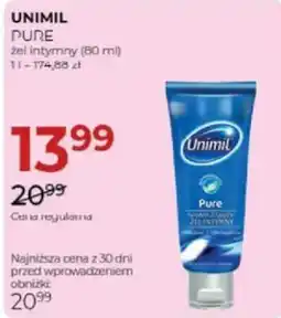 Jawa Drogerie Unimil Pure żel intymny oferta