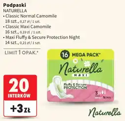 Intermarche Podpaski Naturella Classic Maxi Camomile oferta