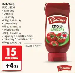 Intermarche Ketchup Pudliszki Łagodny oferta