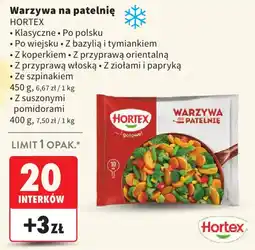 Intermarche Warzywa na patelnię Hortex oferta