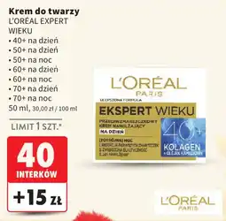 Intermarche Krem do twarzy L'Oréal Paris Ekspercie Wieku 40+ oferta