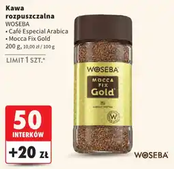 Intermarche Kawa rozpuszczalna WOSEBA Mocca Fix Gold oferta