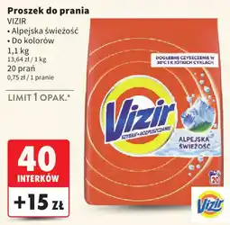 Intermarche Proszek do prania VIZIR Alpejska świeżość oferta