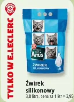 E.Leclerc Żwirek silikonowy Amus oferta