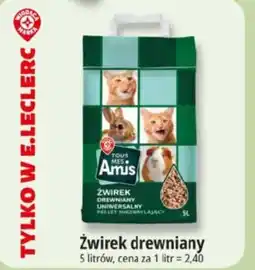 E.Leclerc Żwirek drewniany Amus oferta