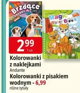 E.Leclerc Kolorowanki z naklejkami Andante oferta