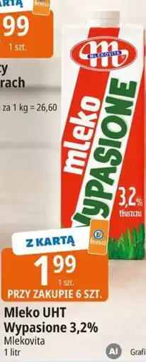 E.Leclerc Mleko UHT Wypasione 3,2% Mlekovita oferta