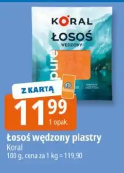 E.Leclerc Łosoś wędzony plastry Koral oferta
