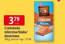 E.Leclerc Czekolada Mleczna / biala/ deserowa oferta