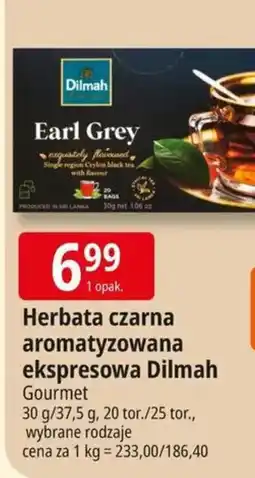 E.Leclerc Herbata czarna aromatyzowana ekspresowa Dilmah oferta
