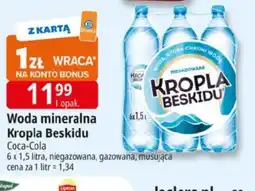 E.Leclerc Woda mineralna Kropla Beskidu oferta