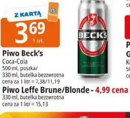 E.Leclerc Piwo Beck's oferta