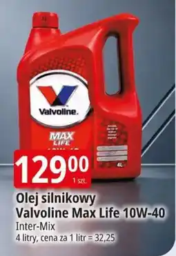 E.Leclerc Olej silnikowy Valvoline Max Life 10W-40 Inter-Mix oferta