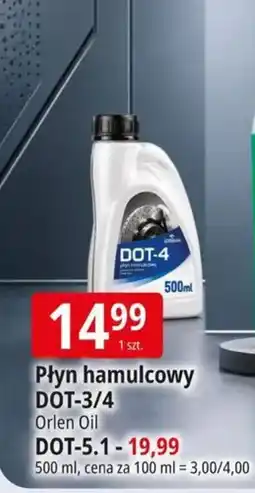 E.Leclerc Płyn hamulcowy DOT-3/4 Orlen Oil oferta