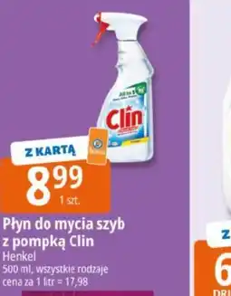 E.Leclerc Płyn do mycia szyb z pompką Clin oferta