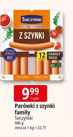 E.Leclerc Parówki z szynki family Tarczyński oferta