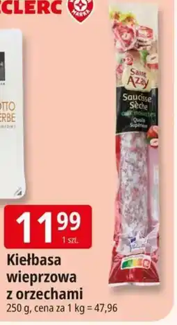 E.Leclerc Kiełbasa wieprzowa z orzechami oferta