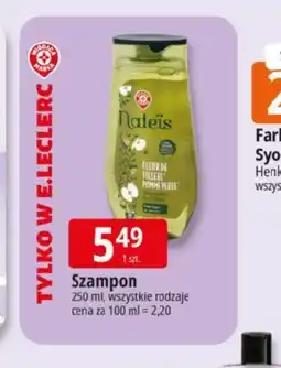E.Leclerc Szampon Nateis Fleur de Tilleul Pomme Verte oferta