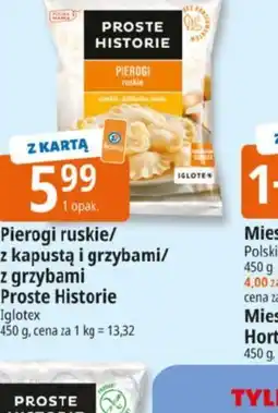 E.Leclerc Pierogi ruskie Proste Historie oferta