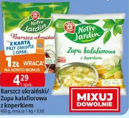 E.Leclerc Notre Jardin Barszcz ukraiński / Zupa kalafiorowa z koperkiem oferta
