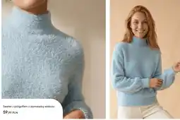 Sinsay Sinsay Sweter z półgolfem z domieszką wiskozy oferta