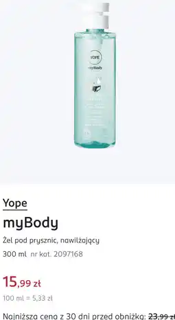 Rossmann Yope myBody Żel pod prysznic, nawilżający oferta