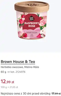 Rossmann Brown House & Tea Herbatka owocowa, Malina-Róża oferta