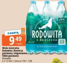 E.Leclerc Woda mineralna Rodowita z Roztocza oferta