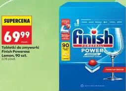 Biedronka Tabletki do zmywarki Finish Poweress Lemon oferta