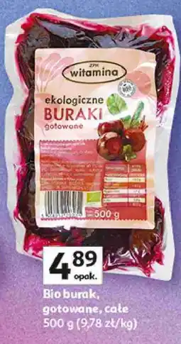 Auchan ZPH Witamina Bio burak, gotowane, całe oferta