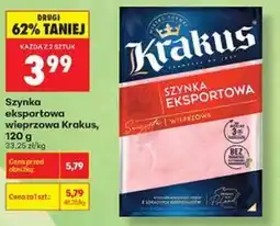Biedronka Szynka eksportowa wieprzowa Krakus oferta