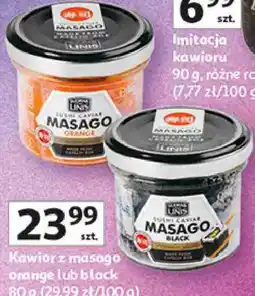 Auchan Kawior z masago orange lub black Lunis oferta