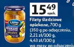 Auchan Filety śledziowe opiekane Lisner oferta