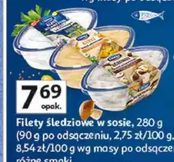 Auchan Filety śledziowe w sosie Lisner oferta