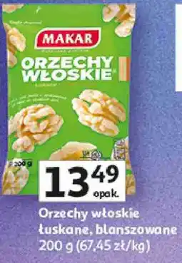 Auchan Makar Orzechy włoskie łuskane, blanszowane oferta