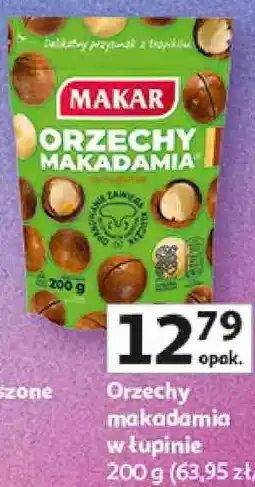 Auchan Makar Orzechy makadamia w łupinie oferta