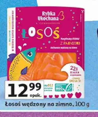 Auchan Łosoś wędzony na zimno Rybka Ukochana oferta