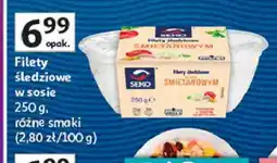 Auchan Filety śledziowe w sosie Seko oferta